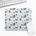 Redbubble Animals Cat Bird Flower Floral Leaf Fish Large Mousepads Front