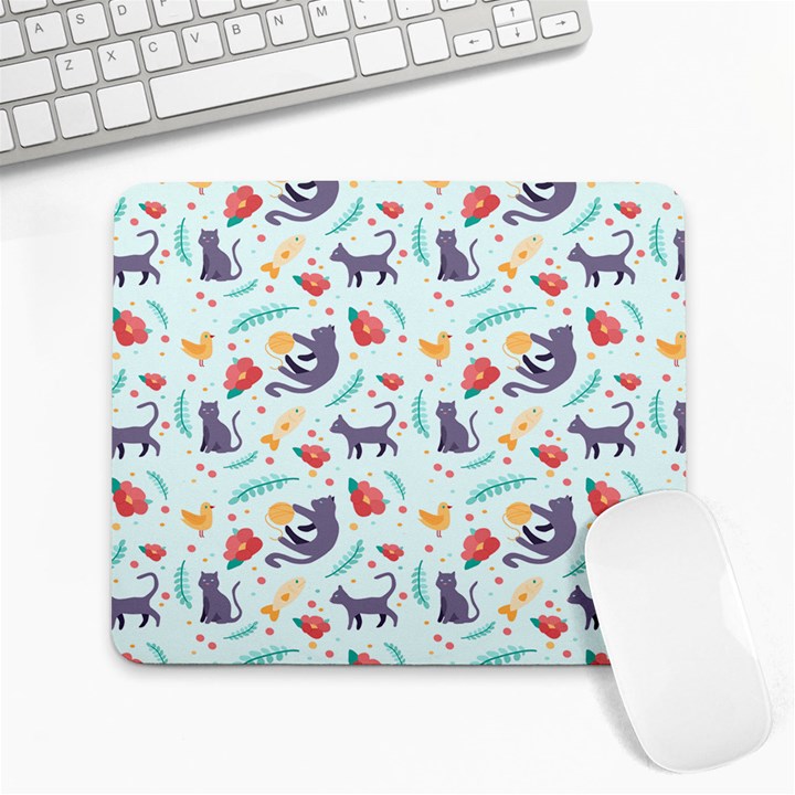 Redbubble Animals Cat Bird Flower Floral Leaf Fish Large Mousepads