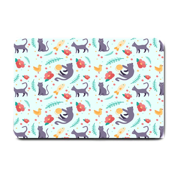 Redbubble Animals Cat Bird Flower Floral Leaf Fish Small Doormat 