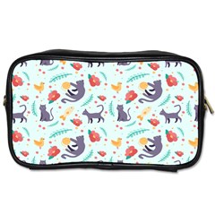 Redbubble Animals Cat Bird Flower Floral Leaf Fish Toiletries Bags 2-side by Mariart