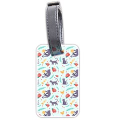 Redbubble Animals Cat Bird Flower Floral Leaf Fish Luggage Tags (one Side)  by Mariart