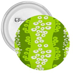 Sunflower Green 3  Buttons by Mariart