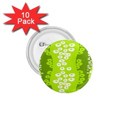 Sunflower Green 1 75  Buttons (10 Pack)