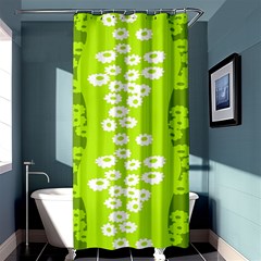 Sunflower Green Shower Curtain 36  X 72  (stall) 