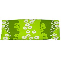 Sunflower Green Body Pillow Case Dakimakura (two Sides) by Mariart