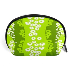 Sunflower Green Accessory Pouches (large) 