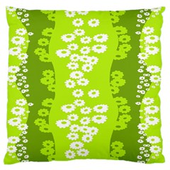 Sunflower Green Standard Flano Cushion Case (one Side) by Mariart