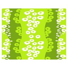 Sunflower Green Double Sided Flano Blanket (medium) 