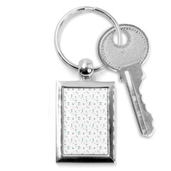 White Triangle Wave Waves Chevron Polka Circle Key Chains (rectangle) 