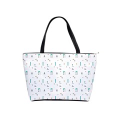 White Triangle Wave Waves Chevron Polka Circle Shoulder Handbags