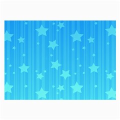 Star Blue Sky Space Line Vertical Light Large Glasses Cloth by Mariart