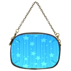 Star Blue Sky Space Line Vertical Light Chain Purses (two Sides)  by Mariart