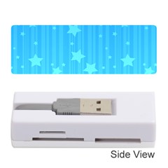 Star Blue Sky Space Line Vertical Light Memory Card Reader (stick)  by Mariart