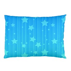 Star Blue Sky Space Line Vertical Light Pillow Case (two Sides) by Mariart