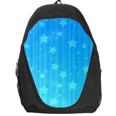 Star Blue Sky Space Line Vertical Light Backpack Bag by Mariart