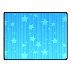 Star Blue Sky Space Line Vertical Light Double Sided Fleece Blanket (small)  by Mariart