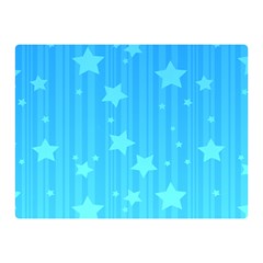 Star Blue Sky Space Line Vertical Light Double Sided Flano Blanket (mini)  by Mariart