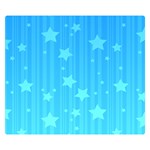 Star Blue Sky Space Line Vertical Light Double Sided Flano Blanket (Small)  50 x40  Blanket Front