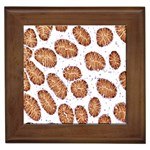 Formalin Paraffin Human Stomach Stained Bacteria Brown Framed Tiles Front