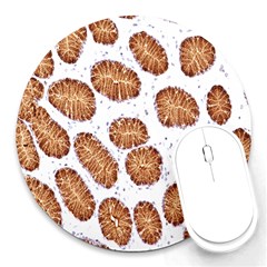 Formalin Paraffin Human Stomach Stained Bacteria Brown Round Mousepads by Mariart