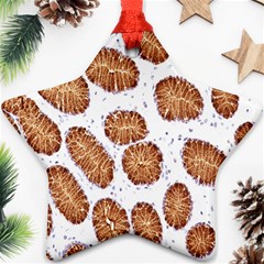 Formalin Paraffin Human Stomach Stained Bacteria Brown Ornament (star)