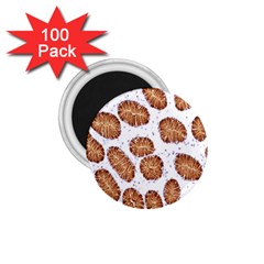 Formalin Paraffin Human Stomach Stained Bacteria Brown 1 75  Magnets (100 Pack)  by Mariart