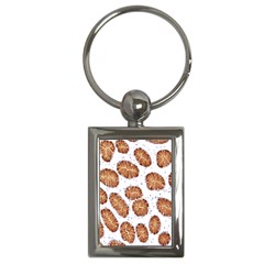 Formalin Paraffin Human Stomach Stained Bacteria Brown Key Chains (rectangle)  by Mariart