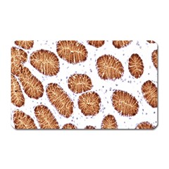 Formalin Paraffin Human Stomach Stained Bacteria Brown Magnet (rectangular) by Mariart