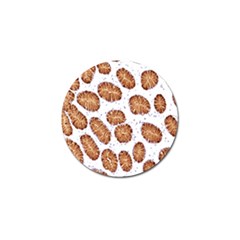 Formalin Paraffin Human Stomach Stained Bacteria Brown Golf Ball Marker by Mariart