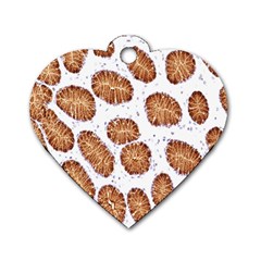 Formalin Paraffin Human Stomach Stained Bacteria Brown Dog Tag Heart (two Sides) by Mariart