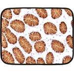 Formalin Paraffin Human Stomach Stained Bacteria Brown Fleece Blanket (Mini) 35 x27  Blanket