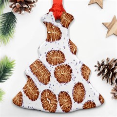 Formalin Paraffin Human Stomach Stained Bacteria Brown Ornament (christmas Tree)  by Mariart