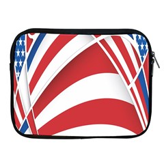 American Flag Star Blue Line Red White Apple Ipad 2/3/4 Zipper Cases by Mariart