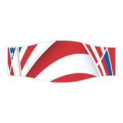 American Flag Star Blue Line Red White Stretchable Headband by Mariart