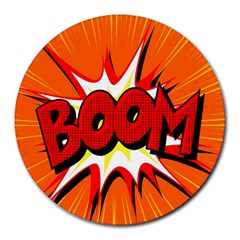 Boom Sale Orange Round Mousepads by Mariart