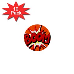 Boom Sale Orange 1  Mini Buttons (10 Pack) 