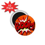 Boom Sale Orange 1.75  Magnets (10 pack)  Front