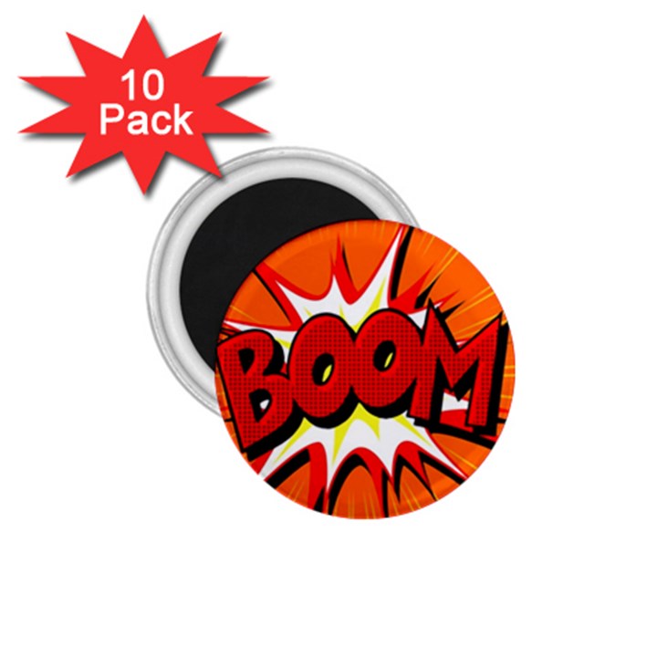 Boom Sale Orange 1.75  Magnets (10 pack) 