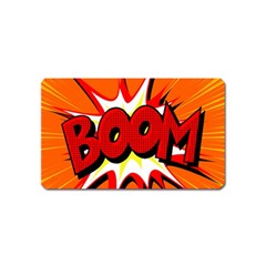 Boom Sale Orange Magnet (name Card) by Mariart