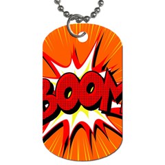 Boom Sale Orange Dog Tag (one Side) by Mariart