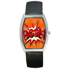 Boom Sale Orange Barrel Style Metal Watch by Mariart