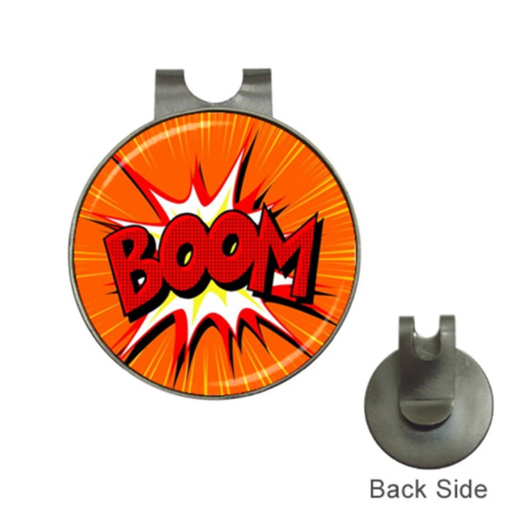 Boom Sale Orange Hat Clips with Golf Markers