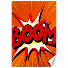 Boom Sale Orange Canvas 12  X 18  