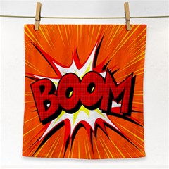 Boom Sale Orange Face Towel by Mariart