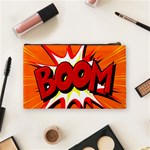 Boom Sale Orange Cosmetic Bag (Medium)  Back