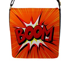 Boom Sale Orange Flap Messenger Bag (l)  by Mariart