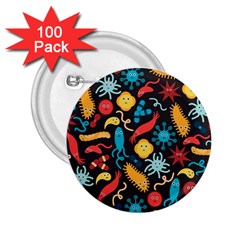 Worm Insect Bacteria Monster 2 25  Buttons (100 Pack) 