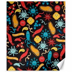 Worm Insect Bacteria Monster Canvas 20  X 24   by Mariart