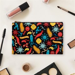 Worm Insect Bacteria Monster Cosmetic Bag (medium)  by Mariart