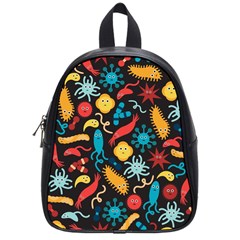 Worm Insect Bacteria Monster School Bags (small)  by Mariart